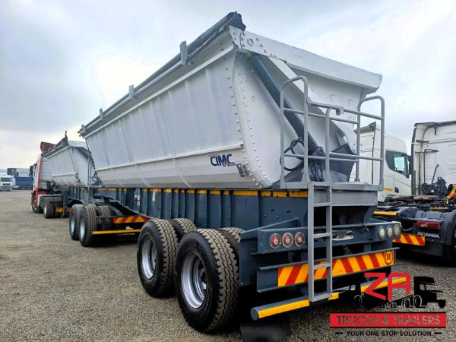 2021 CIMC 40 CUBE SIDE TIPPER TRAILER #52994